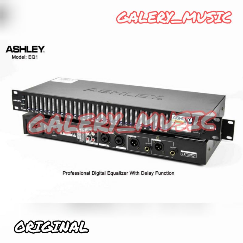 EQUALIZER Ashley EG 1 ORIGINAL equalizer digital delay function model ashley mqx215
