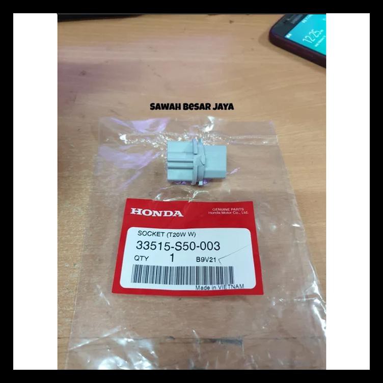 GRATIS ONGKIR SOCKET SOKET T20 BOHLAM LAMPU REM BELAKANG STOP LAMP CIVIC FD FB 