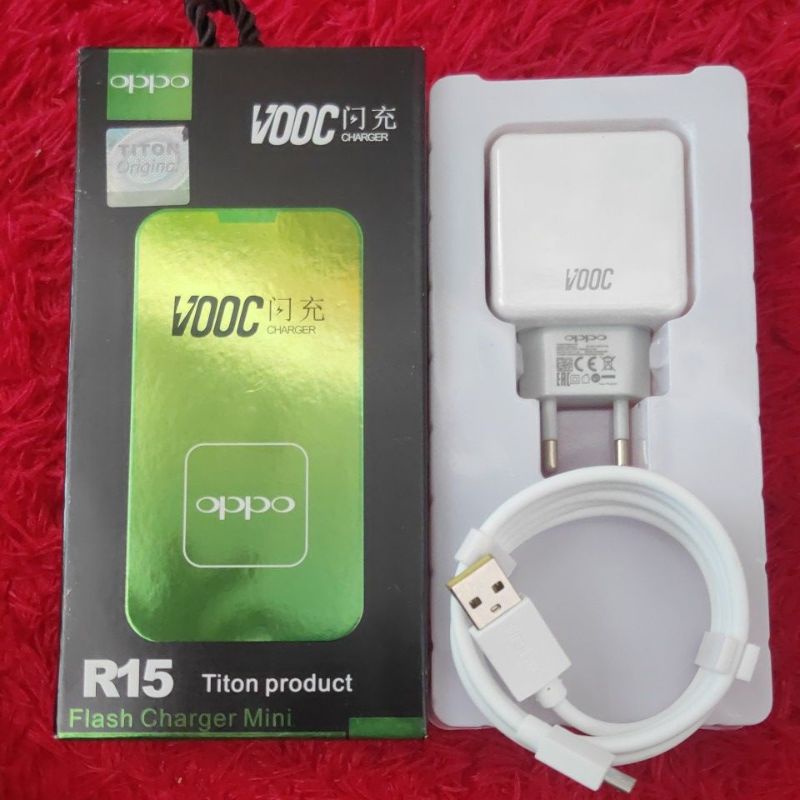 charger Oppo VOOC R15 fast charging titon product