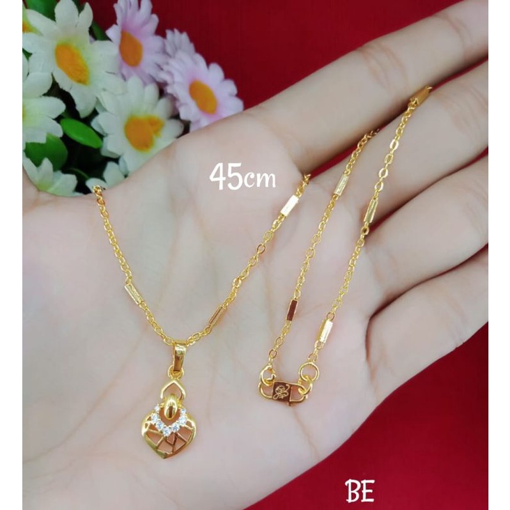 kalung liontin emas muda kadar 35%