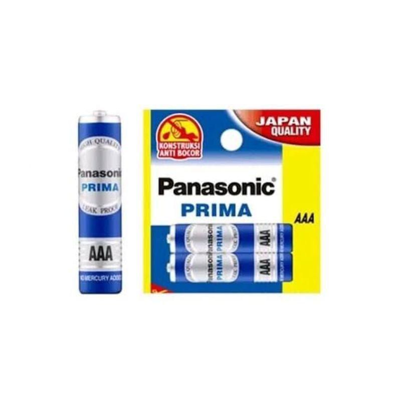 Baterai Panasonic AA Metal Silver / AAA Prima Blue (isi A2 / A3 12 pcs)/Batere Remote / Jam ORIGINAL