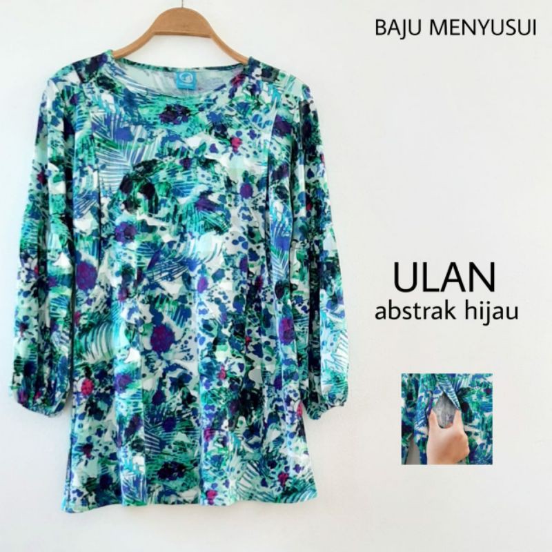 MAMIGAYA Nursing Wear ULAN Kaos Menyusui Atasan Menyusui