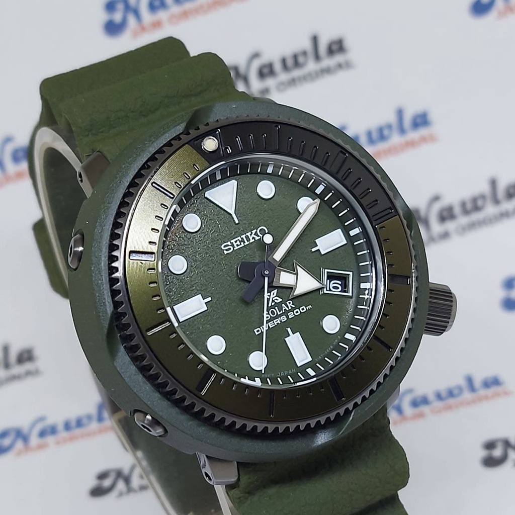 Seiko Prospex SNE561P1 Solar Street Green Diver - Jam Tangan Pria SNE561