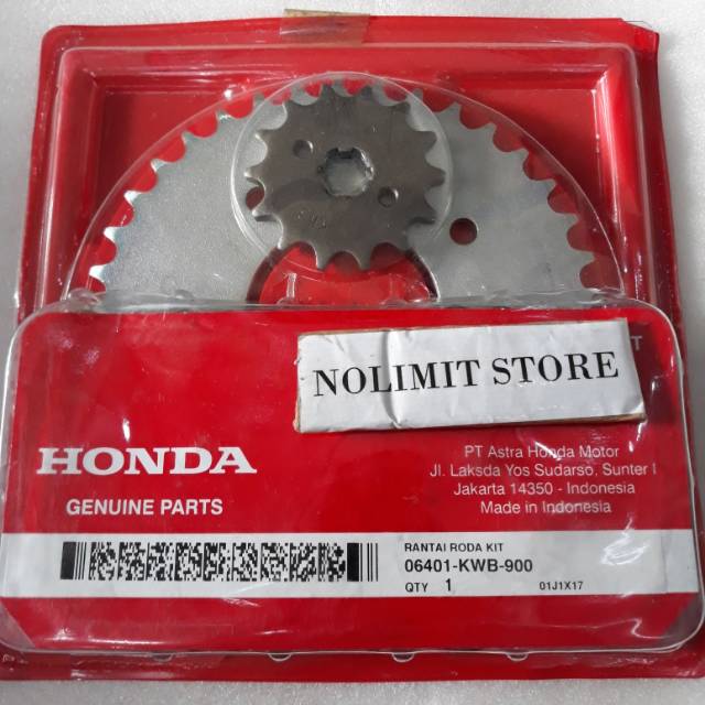 Gear Set Honda Blade Lama Tromol - Revo 110 Absolute 2008 2009 2010 Asli