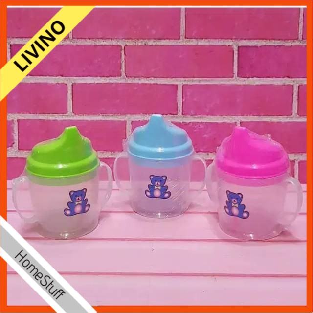 Cup Baby 5190P Panda Minum Gelas Gelas Anak Gelas Dot Botol Anak Anak Susu LIVINO