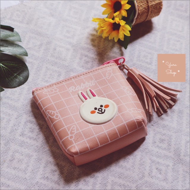 Dompet Koin Motif Kelinci | Rabbit Coin Wallet | Yurashop