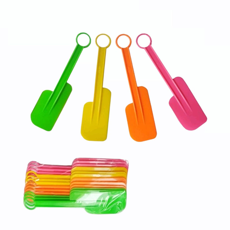 6 Pcs Dan 12 pcs Lemet Plastik / Sodet Spatula Plastik Warna Random