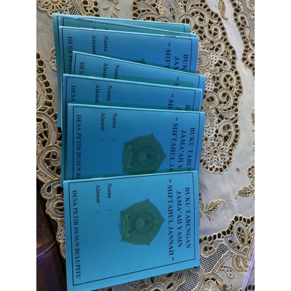 

buku tabungan custom