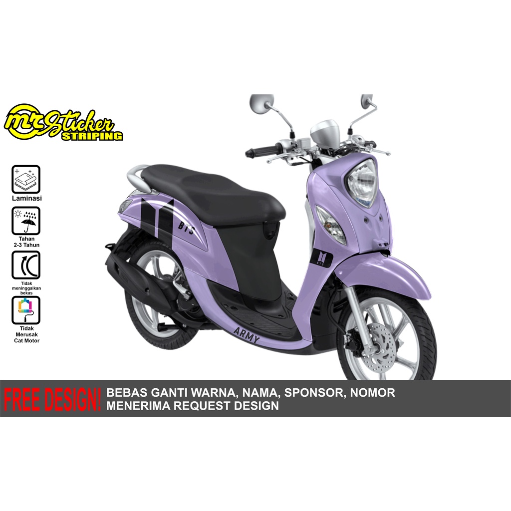Stiker Fino Decal Full Body Fino Premium BTS motif