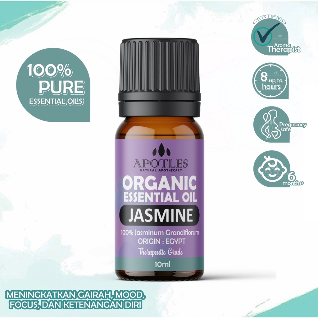 Jasmine Essential Oil - Minyak Aromaterapi Bunga Melati Jasmine Pure Essential Oil 10ml