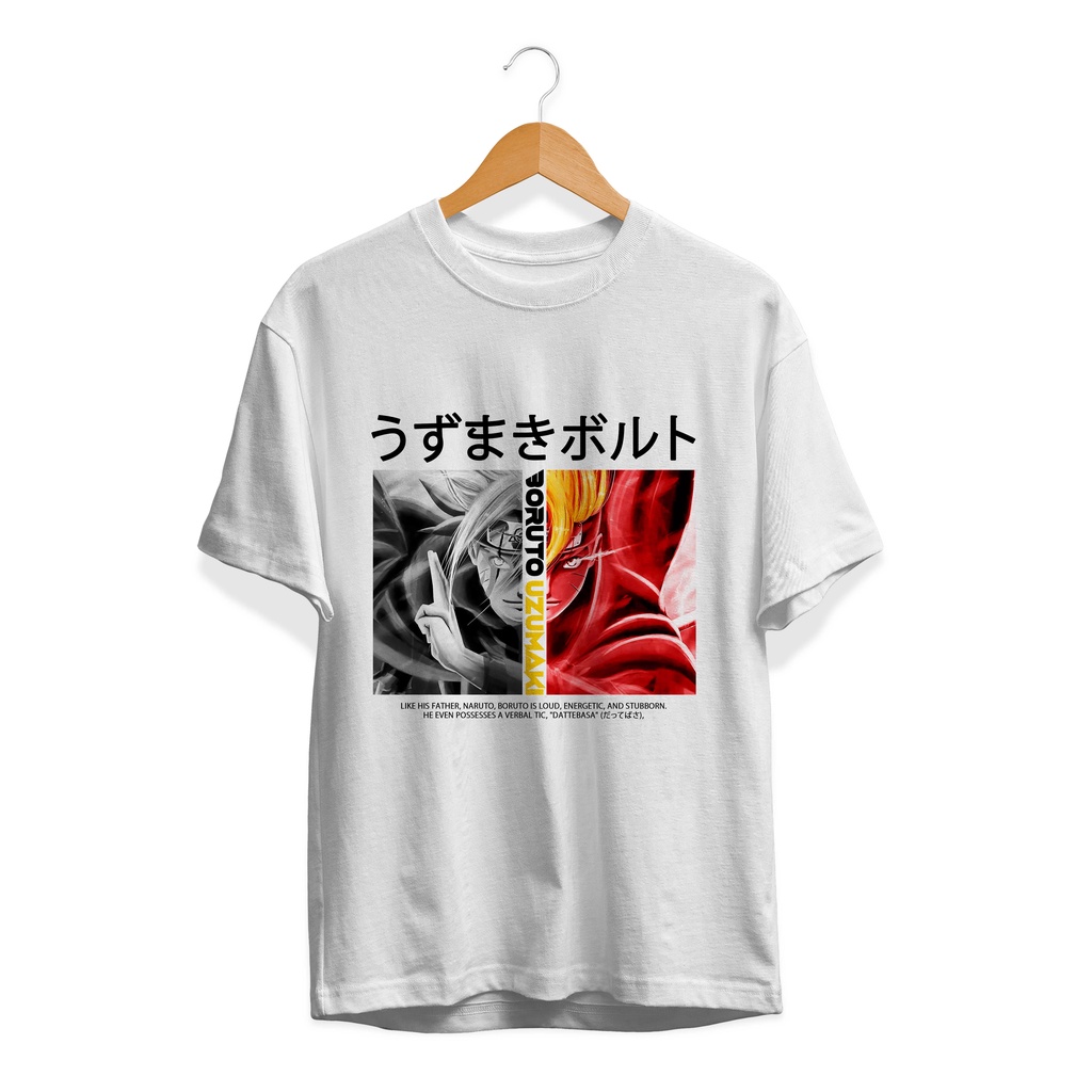 NEW KAOS T-SHIRT BORUTO UZUMAKI  ANIME NARUTO SHIPPUDEN PREMIUM