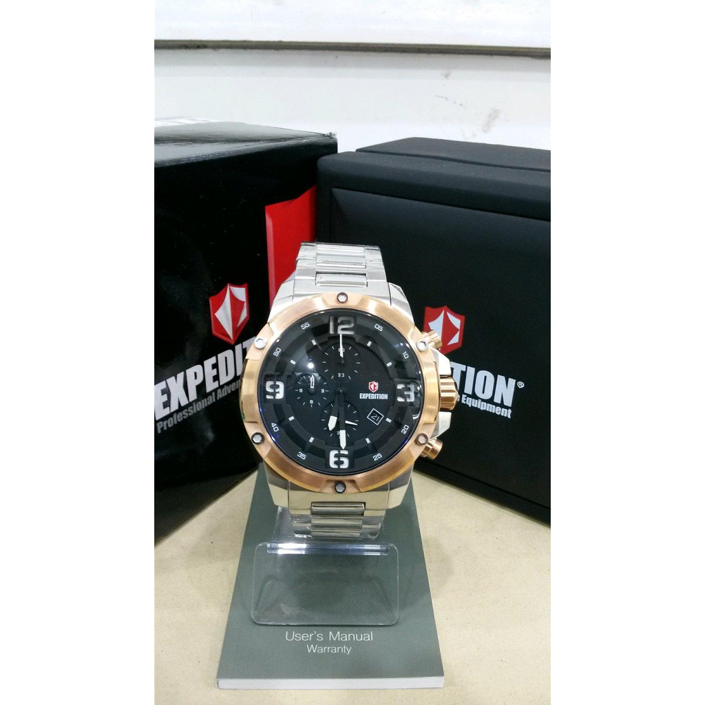 Jual jam tangan pria expedition tipe E6698m original Berkualitas