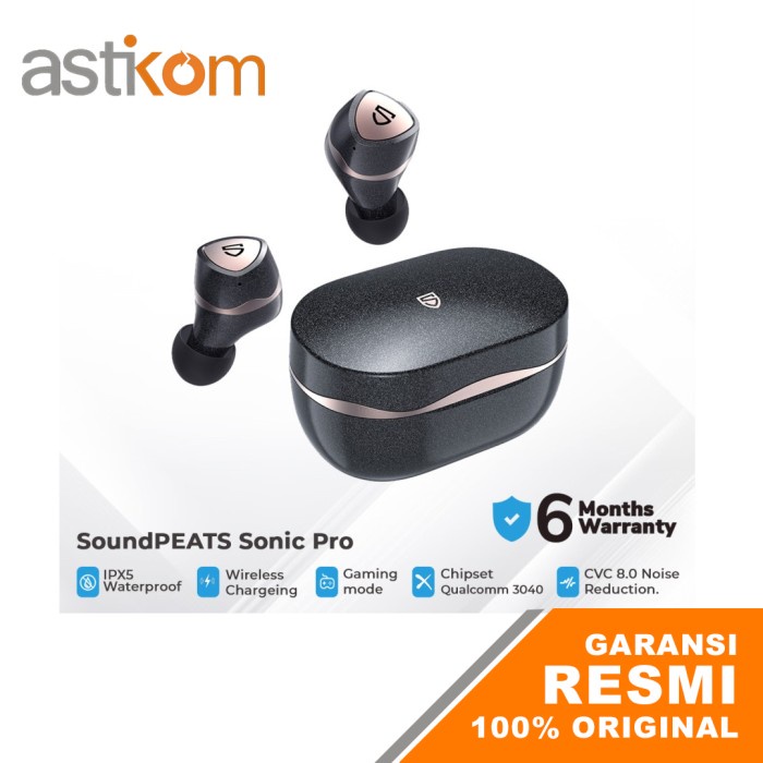 Earphone TWS SoundPEATS Sonic PRO APTX Adaptive True Wireless Earbuds