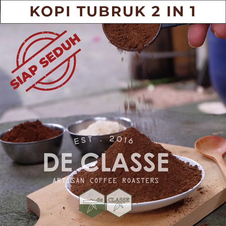 

KOPI TUBRUK 2 IN 1 500 GRAM SIAP SEDUH KOPI HITAM ROBUSTA KOPI BUBUK