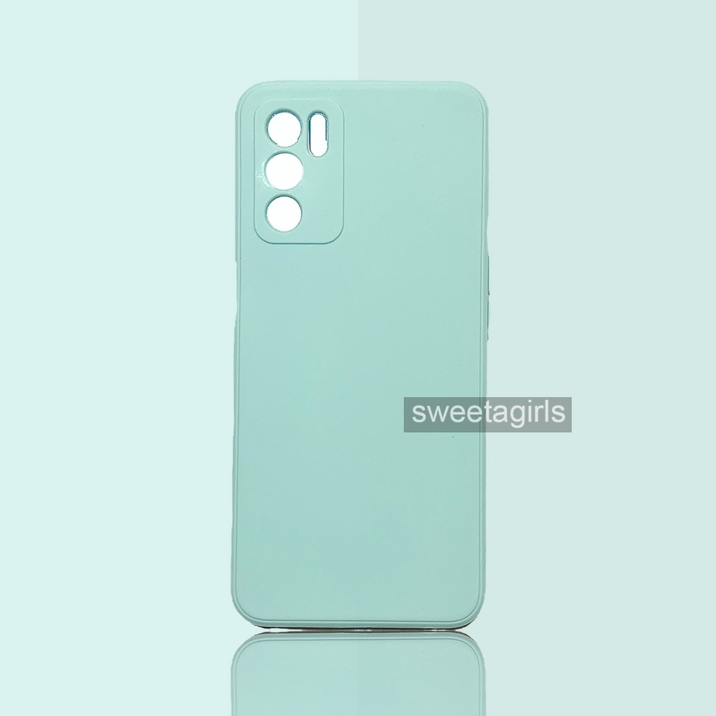 Softcase Silicon untuk Oppo A16 - Sweetacase.id -  Case Macaroon - Candy Case - Casing Baby - Aesthetic Case