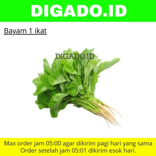 

Sayuran Bayam 1 ikat