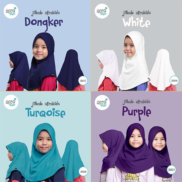 Jilbab Anak Afrakids - Hijab Anak