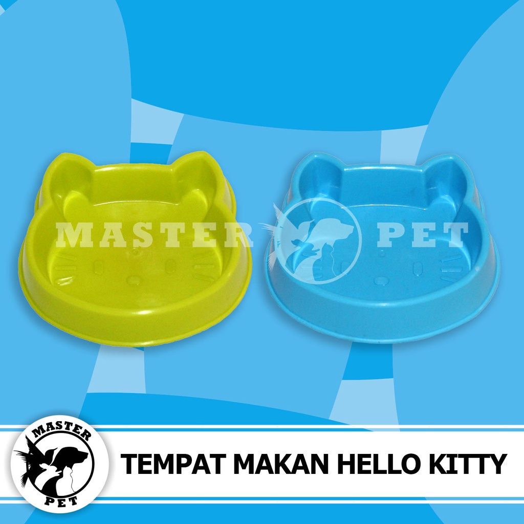 Tempat Makan Hello Kitty Lucu / Tempat Makan Kucing - Anjing ((Lucu)