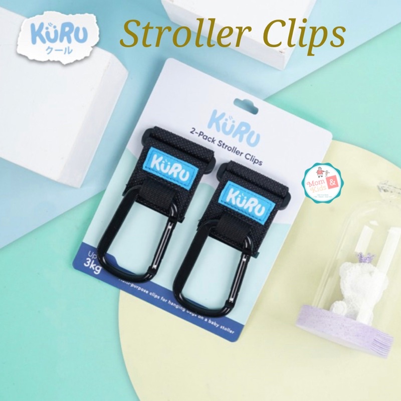 Kuru Stroller Hook 2 pcs | Gantungan Large Stroller Hooks Premium