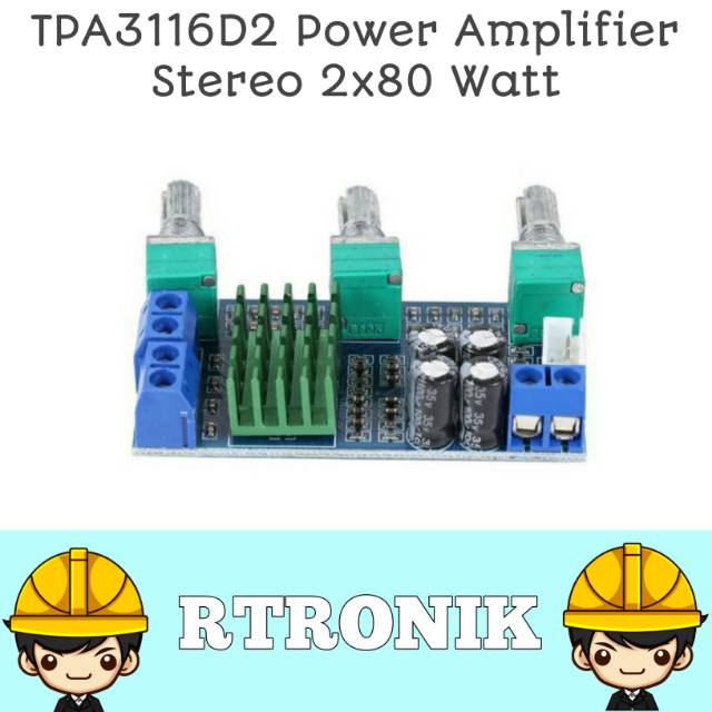 TPA3116 TPA3116D2 Power Amplifier Stereo 2x80 watt