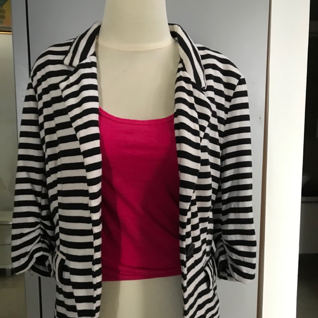 (PRELOVED) Blazer Garis