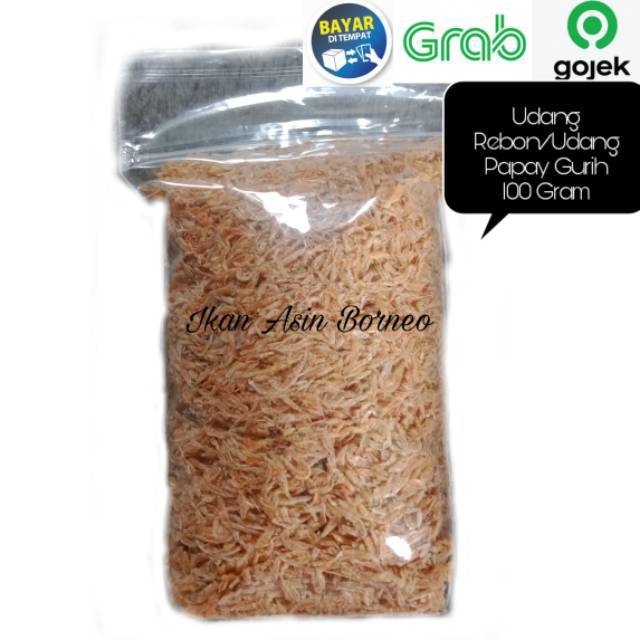 Udang Rebon 100 Gram Enak dan gurih Udang papay