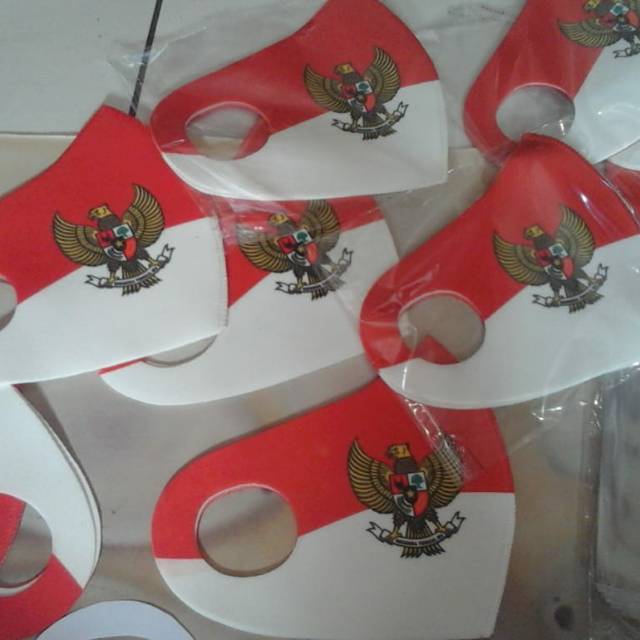 masker kemerdekaan indonesia merah putih