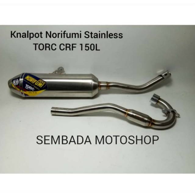 Knalpot norifumi TORC CRF 150 L original