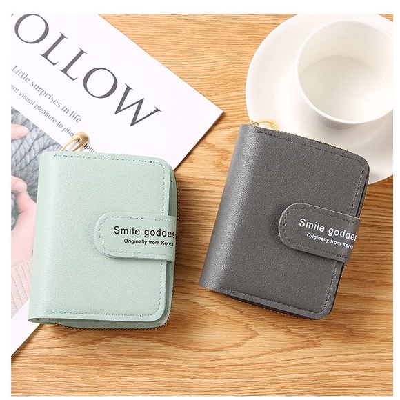 ♥TMALL88♥ Dompet Wanita Lipat Resleting Fashion Wanita Import Real Pict