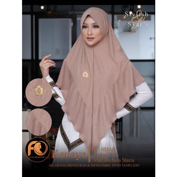 Hijab Jilbab Syar'i FO Original Kanaya