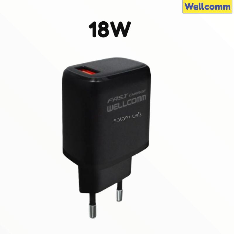 Charger Type-C Dual Fast Charge 36W WELLCOMM Original