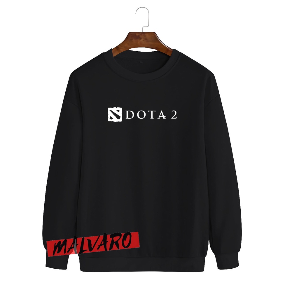 MALVARO-Sweater Crewneck / Crewneck Pria Wanita / Sweater Motif Dota 2