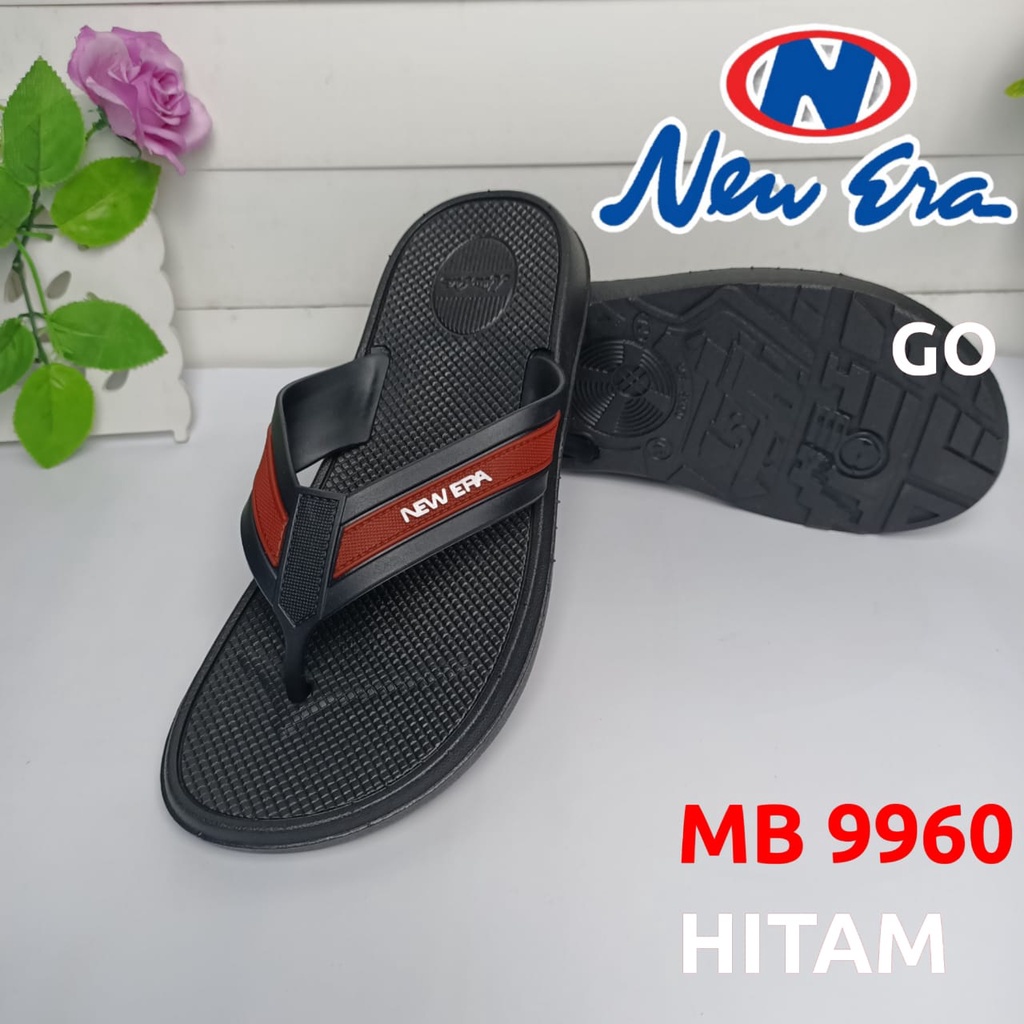 BB NEW ERA MB 9960 Sandal Jepit Casual Pria Dewasa Polos Sandal Anak Laki-laki Kekinian Anti Air Murah Lentur Nyaman