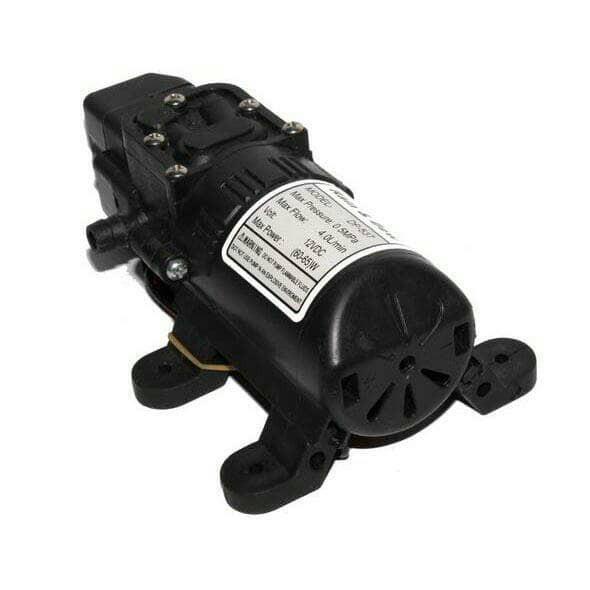 Ledeng / Paket Pompa Air Dc 12 Volt Dp-537 + Nipple + Konektor Selang 5/16