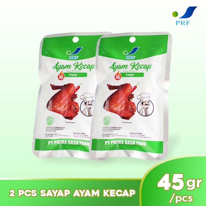 

(PAKET HEMAT) 2pcs Sayap Ayam Kecap Siap Makan - Makanan Instan - Makanan Siap Saji - PRF