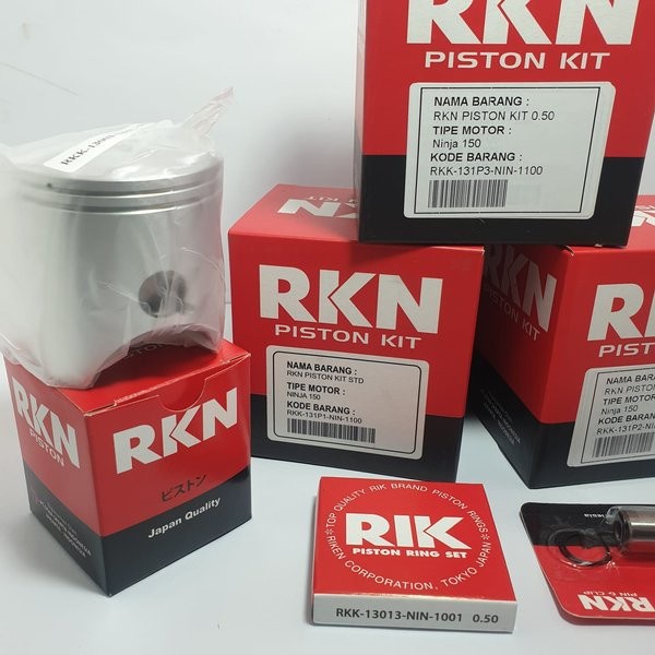 Seher Piston Kit Kawasaki Ninja R RR 150 2T Std Standar 0.25 0.50 RKN