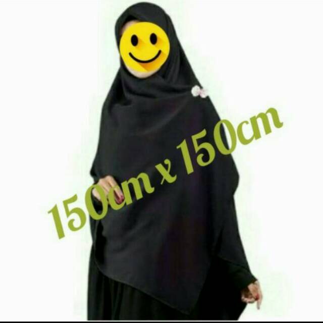 Jilbab segiempat wolfis
