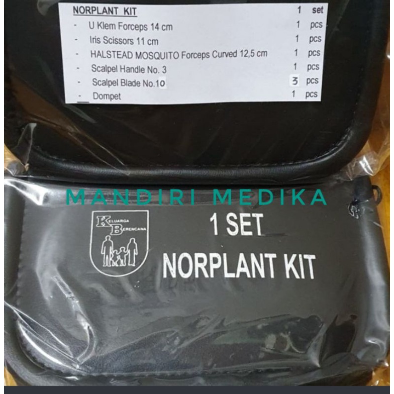 Implant Set Norplant Kit Original Marwa