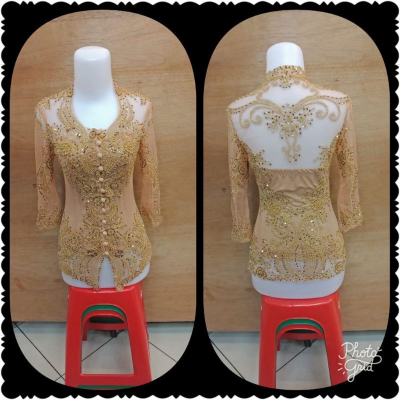 Atasan kebaya payet tille lengan 7/8 //kebaya payet terlariss