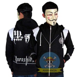 Jaket Double Zipper Kuroshitsuji