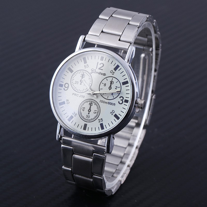 Jam Tangan GENEVA Stainless Steel Jam Tangan Kekinian Analog Jam Tangan Viral Fashion Wanita Original 100% Bisa COD