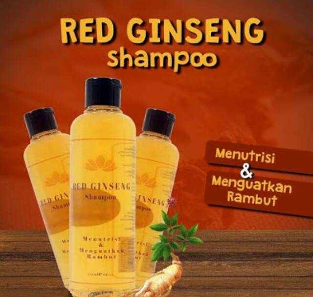 RED GINSENG SHAMPOO BPOM / SAMPO PENYUBUR RAMBUT