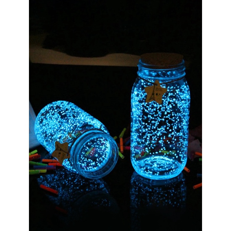 Bubuk Fosfor Glow in The dark untuk Prakarya unik Menyala Dalam Gelap TTNIGHT Bubuk Powder Glow In The Dark Party Decoration 10g - T01 Warna Biru