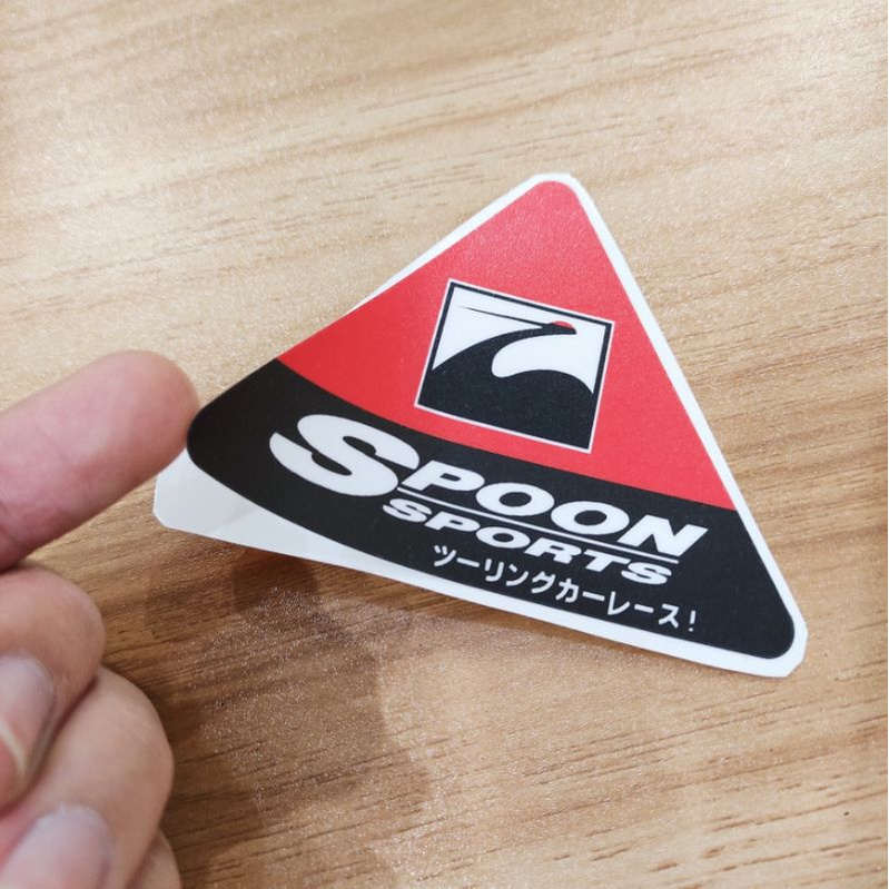 stiker spoon sport jdm