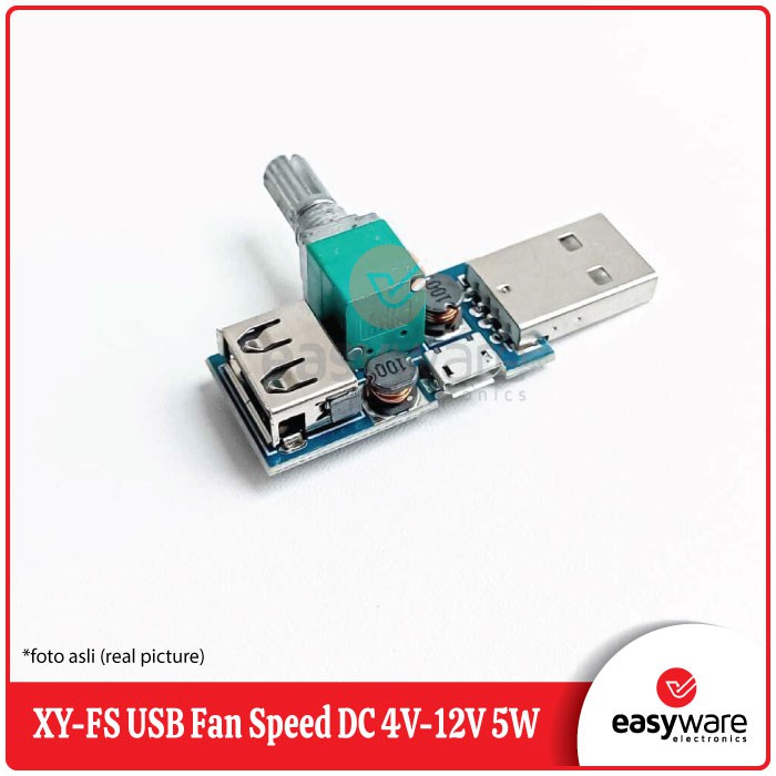 XY-FS DC 4V-12V 5W USB Fan Stepless Governor USB Fan Speed Controller