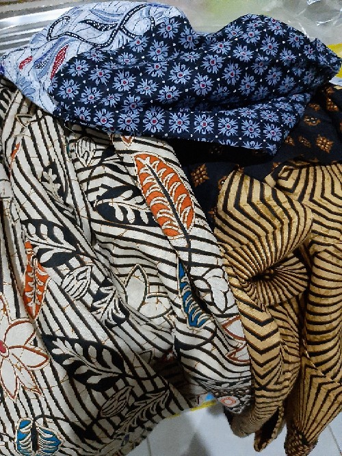 Dress Batik Tunik Renata Lengan Serut Kain Mataram Primisima