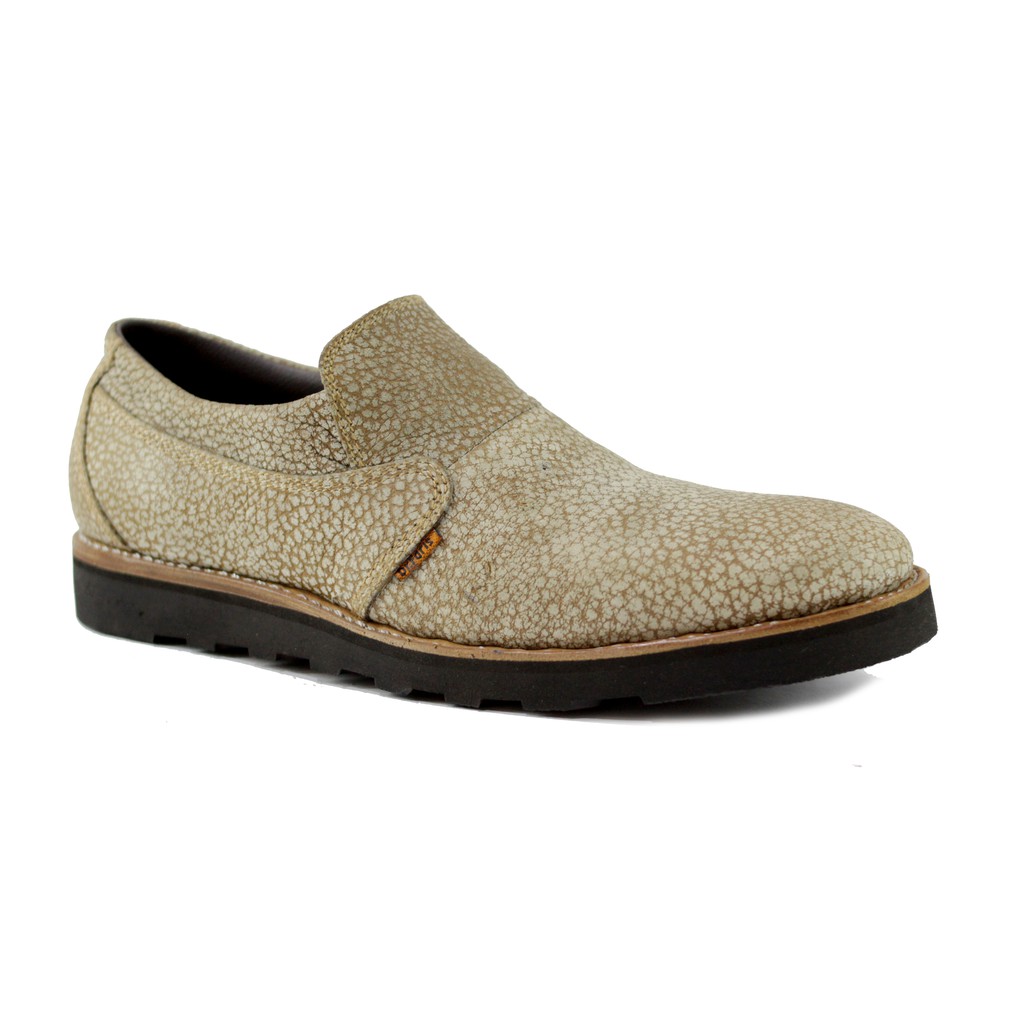 SEPATU KULIT CASUAL FORMAL SLIP ON ORIGINAL DR.FARIS SP003-IVORY-SVH