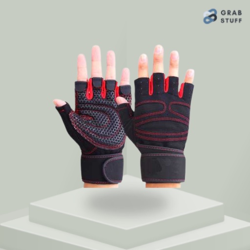 Sarung Tangan Motor Half Finger Gym / Sarung Tangan Motor Setengah Jari Half Finger Gym Fitnes / Sarung Tangan Gym Pria Fitness Sarung Tangan Gym Motor Half Finger Anti Slip / Sarung Tangan Outdoor Petualangan Gym Sarung Tangan Motor Fitness Lembut Nyaman