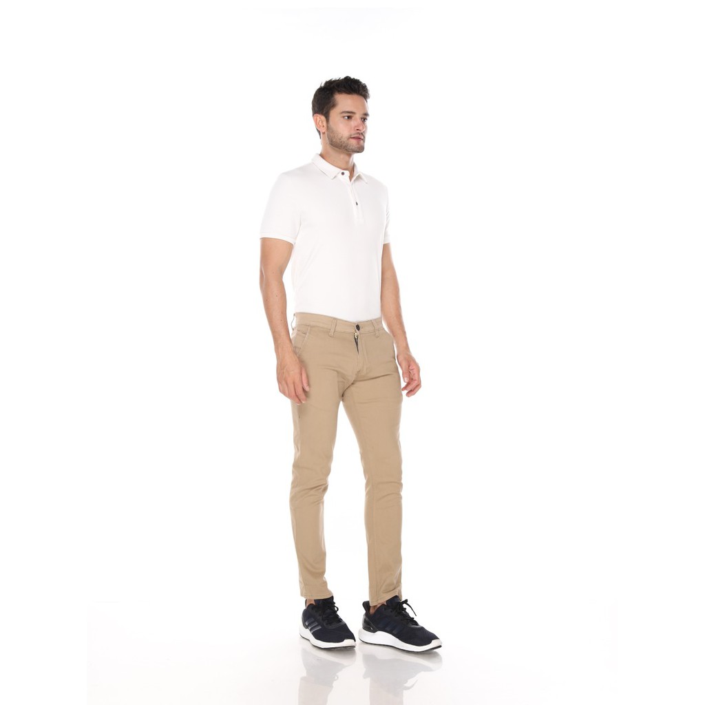 CELENA PANJANG PRIA HUBER CHINO / CHINOS CREAM BEIGE STRECHT PREMIUM