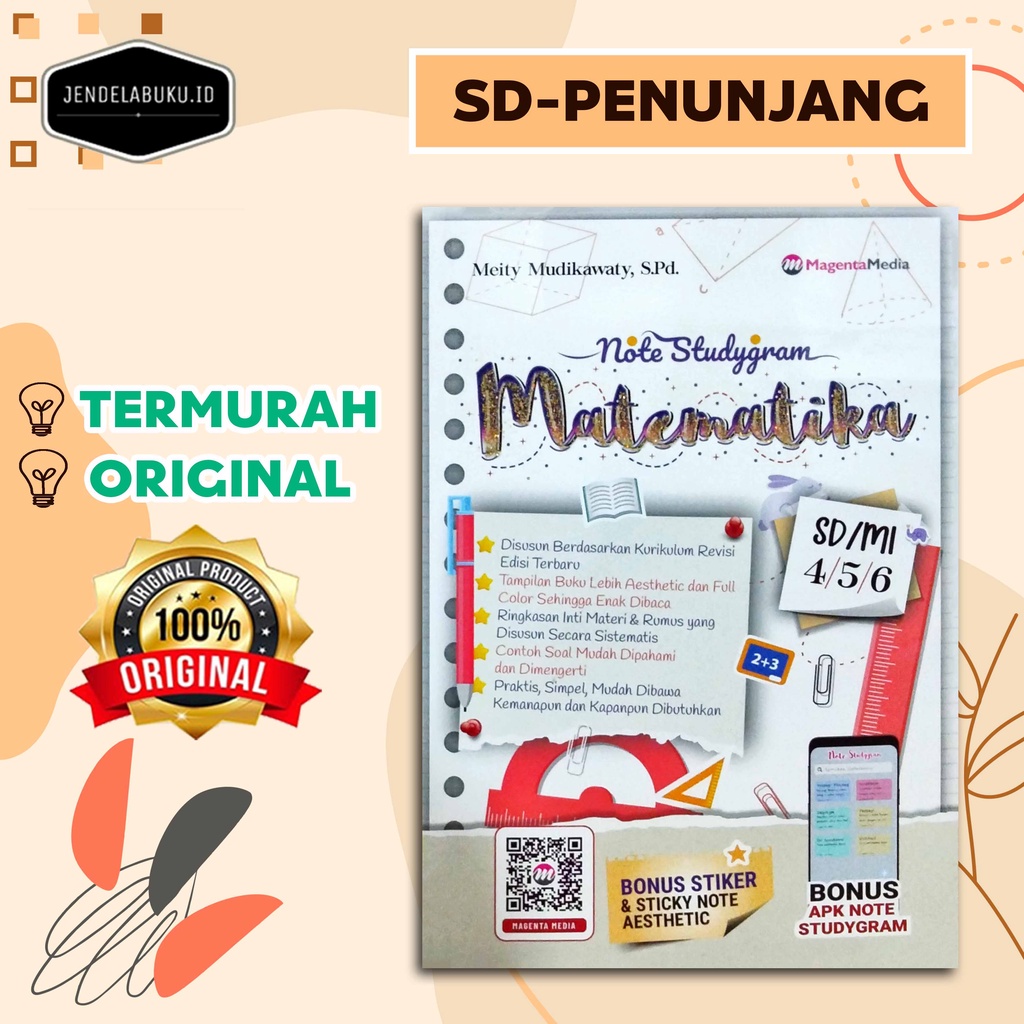 NOTE STUDYGRAM: MATEMATIKA SD /MI 4/5/6